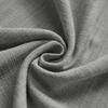Macochico 52 W x 96 L Blackout Faux Linen Curtains Blackout Room Drapery Panel with Pinch Pleated for Bedroom Classrooms Sliding Glass Door,Rock Grey (1 Panel) view 3