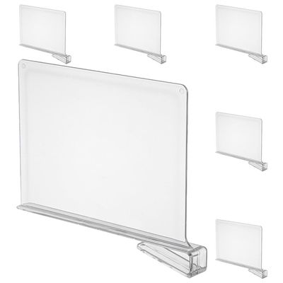 Cabilock 6pcs Ps Drawer Organizer Shelf Dividers for Closets Xmas