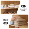 Cabilock 6pcs Ps Drawer Organizer Shelf Dividers for Closets Xmas view 4