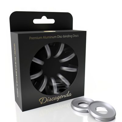 Discagenda Discbound Discs (Silver, 9 Piece 1.3in)