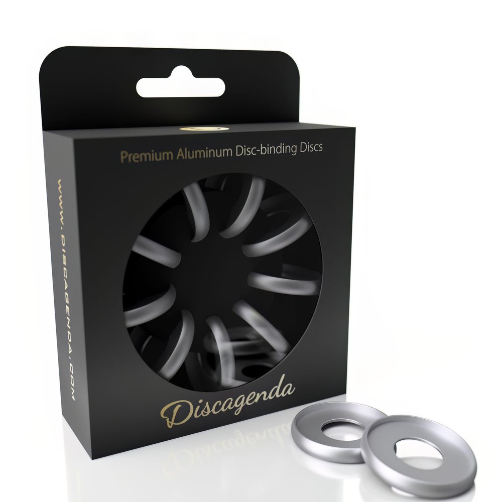 Discagenda Discbound Discs (Silver, 9 Piece 1.3in)