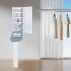 YIYIBYUS Wall Mounted Ironing Board, Wall Mounted Ironing Board Cabinet Foldable with Mirror and Swivel Ironing Board for Home Apartment (withstorage Table),Swivel Function (Style B) view 4