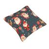 AdaNti Santa Claus Christmas Print Throw Pillow Cover Square Soft Cushion Cover Throw Pillow Case for Home Decor Living Room Bed Couch Car 20"x20" view 2
