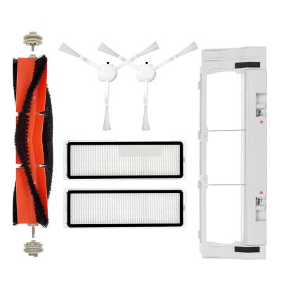 ZeAda Vacuum Cleaner Spare Parts Replacement Brush Filter Mop Cloth Accessories Compatible for Xiaomi MI Robot Vacuum Mop 2 Pro Plus STYTJ02ZHM (Color : Set d)