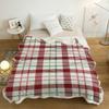 Check Plaid Sherpa Blanket Geometric Pattern Sherpa Fleece Throw Blanket Warm Soft Cozy Blanket Fuzzy Blanket Lightweight Plush Blankets for Bed Couch Sofa 60" x 80" view 3