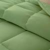 The OutNeT Soild 3 Piece Moss Down Alternative Comforter Queen/Full XL(88x92Inch) Hypoallergenic, Machine Washable, All Season 100% Cotton Fabric,Premium Bedding Comforter with 8 Tabs. view 4