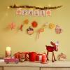 Fall Tiered Tray Decorations Pumpkins Maple Wood Tabletop Signs Happy Fall Wooden Blocks Fall Truck Acorn Decorations Ornaments Fall Thanksgiving Farmhouse Party Supplies(#1) view 3