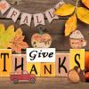 Fall Tiered Tray Decorations Pumpkins Maple Wood Tabletop Signs Happy Fall Wooden Blocks Fall Truck Acorn Decorations Ornaments Fall Thanksgiving Farmhouse Party Supplies(#1) view 4