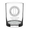 7.62 Design U.S. Marine Corps O-1 Second Lieutenant Personalized 14 oz. Double Old Fashioned Glass view 1