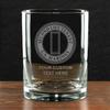 7.62 Design U.S. Marine Corps O-1 Second Lieutenant Personalized 14 oz. Double Old Fashioned Glass view 2