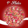 Silver Buffalo Coca-Cola Vintage Santa Christmas Collage 32 Pack Partyware Disposable Paper Plates and Napkins view 3
