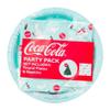 Silver Buffalo Coca-Cola Polar Bears Christmas Tree 32 Pack Partyware Disposable Paper Plates and Napkins view 2