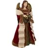 Northlight Angel with Wings Commercial Size Christmas Tree Topper - 3' - Brown and Red - Unlit view 4