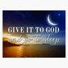 MAGNET Give It To God And Go To Sleep #5 Bible Verse Religious Christian Scripture Canvas Wall Art Hanging Framed Poster Picture Clock Decor Magnetic Vinyl Sticker Decal Magnet 5" view 1