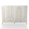 Furniture of America Taos White Wood Buffet Console Sideboard Cabinet view 3