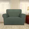 PureFit Super Stretch Sofa Slipcover  Spandex Non Slip Soft Couch Sofa Cover, Washable Furniture Protector with Non Skid Foam and Elastic Bottom for Kids, Pets (Oversized, Greyish Green) view 2