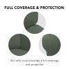 PureFit Super Stretch Sofa Slipcover  Spandex Non Slip Soft Couch Sofa Cover, Washable Furniture Protector with Non Skid Foam and Elastic Bottom for Kids, Pets (Oversized, Greyish Green) view 4