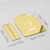 JINMURY Gold Mirror Arch Table Numbers for Wedding, 25 Pack 5x7" Gold Mirror Arch Acrylic Signs with Stand Acrylic Table Numbers 1-25, Perfect for Wedding Reception view 3