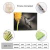 16"x20" Canvas Wall Art Hummingbird Bird Animal Flight Framed Canvas Prints Modern Decor for Home Bathroom Office Farmhouse Canvas Artwork Poster Housewarming Gift for New Homeowners view 2