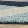 Style Haven Stephan Modern Art-Deco Inspired Blue Area Rug 6' 7" x 9' 6" Living Room,Dining Room 6' x 9' Indoor Living Room,Dining Room view 3