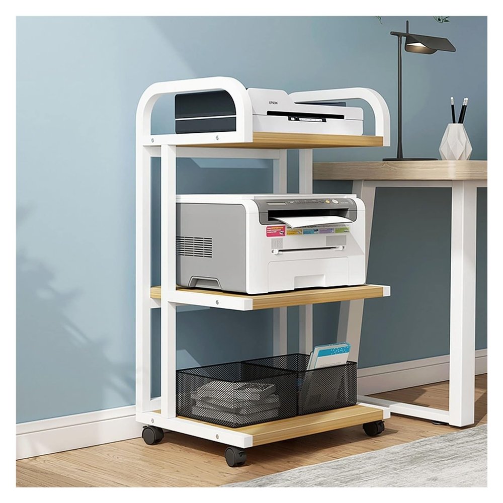 YLQFGUVWK Media Storage Cabinet, Audio Video Media Stand Cabinet with 3 Shelves, Wooden Corner Shelf Assembly Cabinet Modern AV Cabinet with Height Adjustable Wooden Shelves