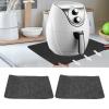 2-Pack Heat Resistant Mats - Washable Non-Slip Insulation Pads for Kitchen Countertop - Ideal for Air Fryers and Kitchen Surfaces view 3