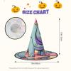 ZISHAK Cartoon Hippo Halloween Witch Hat For Women,Ultimate Party Hat For Best Halloween Costume Ensemble view 3