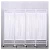 zktoermn Medical Privacy Screen with Wheels, Folding & Rolling Room Divider Partition Privacy Screens for Office, Room,Restaurant, Hospital (Color : White, Size : 4PCS) view 1