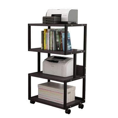 3 Tier AV Media Stand Corner Shelf Wooden Corner Component Cabinet Stereo Audio Rack Tower Perfect For DVD Player/Game Console/TV Box/Cable Box/WiFi Router ( Color : Black , Size : 50x40x108cm )