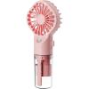 ZUMAHA Fan 4 Speed Settings Mini Fan, Face Steamer Folding Mister Fan, Portable Handheld Fan with Water Tank, Quiet Personal Fan Useful view 1