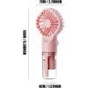 ZUMAHA Fan 4 Speed Settings Mini Fan, Face Steamer Folding Mister Fan, Portable Handheld Fan with Water Tank, Quiet Personal Fan Useful view 2