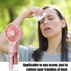 ZUMAHA Fan 4 Speed Settings Mini Fan, Face Steamer Folding Mister Fan, Portable Handheld Fan with Water Tank, Quiet Personal Fan Useful view 4