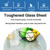 SAGIDAR Round Glass Table Top Marble Round Tempered Glass Dining Coffee Dinner, Round Table Glass 14IN 15IN 16IN, Round Kitchen Dining Table Top Furniture Home Furniture view 2