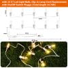 LCMLA C7 Accessory Cord with 12 LED Light Bulbs and Outlet Christmas Village Light 14.76 FT with Spare Fuse Warm White Lamp for Christmas Village Houses Pumpkin Lamp Holiday Decor view 2