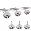 Snowman Shower Curtain Hooks, Bufflao Plaid Christmas Tree Snowflake Gary Decor 12PCS Shower Curtain Hooks Rings for Bathroom Stainless Steel Rust Resistant Shower Curtain Hangers view 2