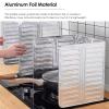 2/5 Pieces Anti Splatter Shield Guard Oil Barrier, Aluminum Foil Board Foldable Kitchen Oil Splash Guard, for Wall Protection (Size : 5pcs) view 4