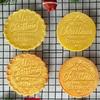 2025 Personalized Christmas Cookie Stamp Unique 3D Embossed Design Fun Tool for Baking Art (C) view 3
