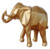 BytheM Sculpture Tabletop Feng Shui Decor Desktop Elephant Statue Animal Sculpture Nordic Minimalist Living Room Craft Resin Ornament Display Indoor Statue of Wealth Statues view 1