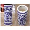 HM&DX Porcelain Umbrella Stand,Floral Blue & White Ceramic Umbrella Rack,Traditional Umbrella Holder Entryway Decor for Canes Walking Sticks view 3