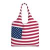 United States Canvas Tote Bags For Women Men Reusable Shopping Grocery American Usa National Flag Bag view 2
