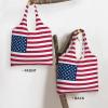 United States Canvas Tote Bags For Women Men Reusable Shopping Grocery American Usa National Flag Bag view 3