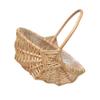 jojofuny Decorative Wicker Flower Basket for Flower Arrangements Handwoven Portable Storage Basket for Weddings Home Decor and Floral Displays Rustic Design view 1