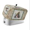 Merry Christmas Toaster Cover 2 Slice, Xmas Tree Snowman Vintage Linen Texture Bread Maker Cover Toaster Dust Cover with Pockets, Dust-Proof Cover for Kitchen Small Appliance 12x7.5x8in view 1