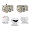Merry Christmas Toaster Cover 2 Slice, Xmas Tree Snowman Vintage Linen Texture Bread Maker Cover Toaster Dust Cover with Pockets, Dust-Proof Cover for Kitchen Small Appliance 12x7.5x8in view 2