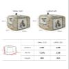 Merry Christmas Toaster Cover 2 Slice, Xmas Tree Snowman Vintage Linen Texture Bread Maker Cover Toaster Dust Cover with Pockets, Dust-Proof Cover for Kitchen Small Appliance 12x7.5x8in view 3