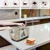 Merry Christmas Toaster Cover 2 Slice, Xmas Tree Snowman Vintage Linen Texture Bread Maker Cover Toaster Dust Cover with Pockets, Dust-Proof Cover for Kitchen Small Appliance 12x7.5x8in view 4