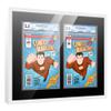 Comic Book Frame Wall Display with Mat for 2 CGC, CBCS OR PGX Graded Comics - White Comic Frame for 8.125x13 Comics view 1