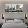 Cleveland Ohio Cityscape Posters Canvas Wall Art 3 Piece Black and White Wall Art for Living Room Skyscrapers and City Skyline Wall Pictures for Bedroom Home Decoration Ready to Hang 16X24X3 INCH view 4