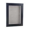 11x17 Charcoal Shadowbox Frame - Shadow Box Frame Interior Size 11x17 by 7/8" Deep - Light Grey Acid-Free Suede Backing - Includes Shatter Resistant Acrylic, Backing, Hardware - Usable Depth: 5/8" view 1