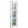 Poster Palooza Comic Book Frame Wall Display with Mat for 3 CGC, CBCS OR PGX Graded Comics - Silver Comic Frame for 8.125x13 Comics view 1